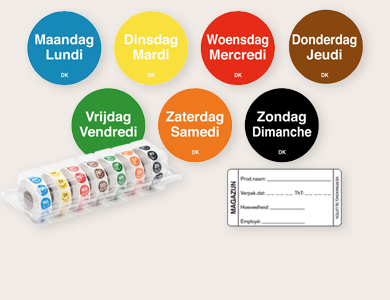 Houdbaarheid etiketten