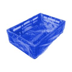 HDPE kratzakken harmonica 60/22x85cm -BLAUW-