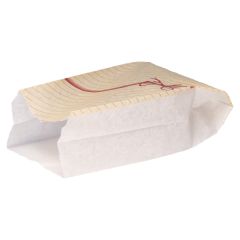 Gebleekt kraft broodzakken + paraffine 16/5x50cm 1/1brood