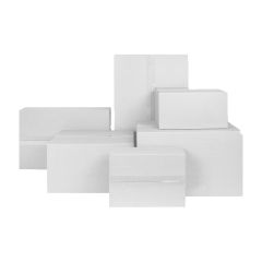 Kartonnen am vouwdozen 600x600x400mm enkel golf