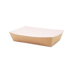 Kraft/Wit coated snackbakje 150x85x43mm A14