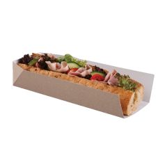 Kraft Open Ended Tray 250x80x50mm