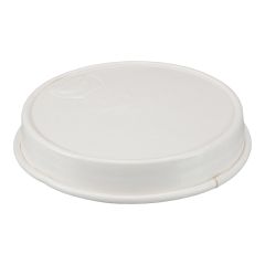 Kartonnen deksels met drinkgat Ø80mm wit