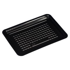 KS schalen nr.73 225x135x20mm -ZWART-