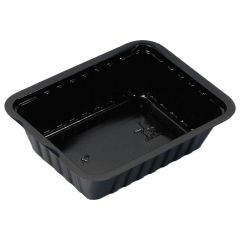 PS bakjes zwart nr.A50/30 144x204x39mm 750cc -BULK-