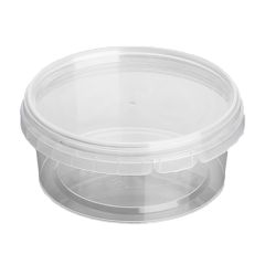 PP spuitgiet potten + deksel 118mm 300cc