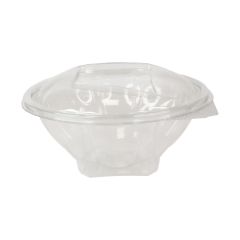 A-PET salade bak met vaste deksel 24oz - 170x87mm