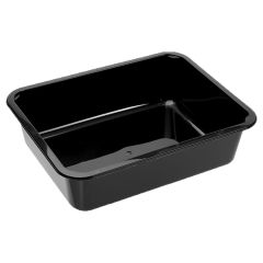 PP thermoform light bakken H320 309x240x71mm, 4.250cc, zwart