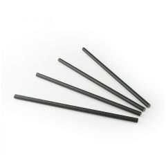Papieren rietjes zwart 240 x 8 Ø mm