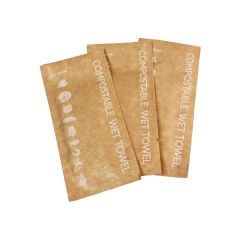 Composteerbare verfrissingsdoekjes 60x130mm