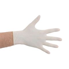 Latex handschoenen extra large - wit