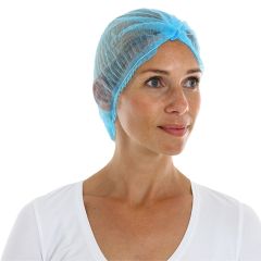 CMT PP Nonwoven wokkel baret clip cap 53 cm blauw