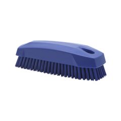 Vikan nagelborstel blauw met harde vezels | 130 / 25 mm