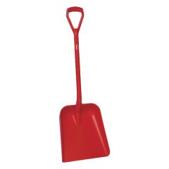 Vikan schop kort steel D-greep 56234 1040mm, blad 350x380x90