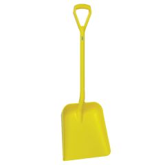 Vikan schop kort steel D-greep 56236 1040mm, blad 350x380x90