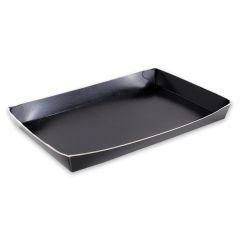 Duplex conische tray zwart/zwart-225x150x25mm