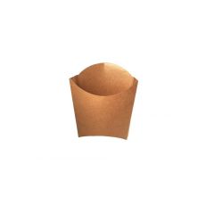 Kraft/PLA frites scoop cup S 83x130x125mm