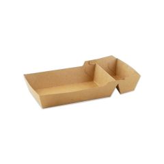 Kraft snackbakje A7+1 / A23 -ongecoat-  90x70x35mm