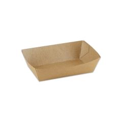 Kraft snackbakje A13 -ongecoat-  130x77x35mm