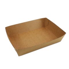 Kraft snackbakje A50 -ongecoat- 160x110x40mm