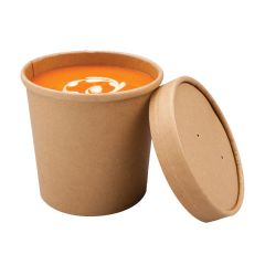 Kartonnen Souper deksel tbv 350ml 12oz