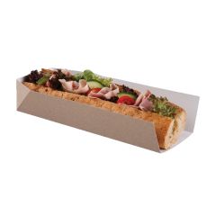 Kraft Open Ended Tray 155x105x35mm