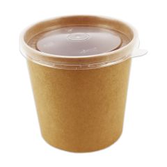 Deksel 117mm tbv Kraft soup bekers 26oz.