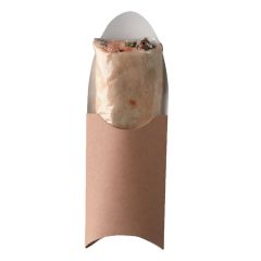 Kraft wrap pocket 224x89mm