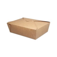 Kraft Maaltijdbox foldpack 197x140x65mm, 1800ml