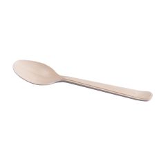 Lepel sorbet en ijs, hout, 95mm, naturel