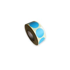 Etiketten op rol 27mm -BLAUW-