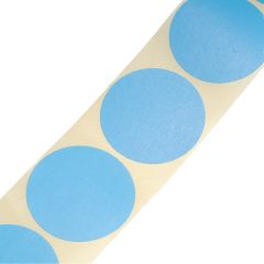 Papier etiketten fluor 35mm -Blauw-