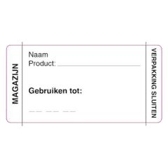 Haccp daymark rol magazijn rol/250labels