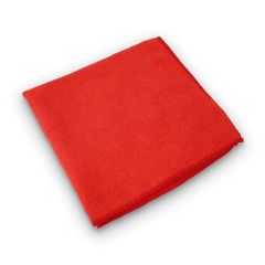 Microvezeldoek gebreid light 38x38cm -ROOD-