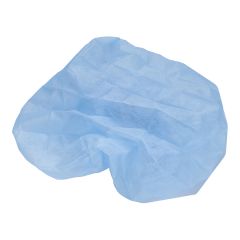 PP nonwoven muts type charlotte clip-cap 48cm BLAUW